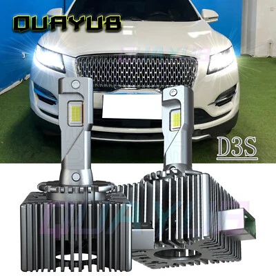 Para Lincoln MKC 2015-2017 2X LED D3S Faros Luz Alta Baja 6000K Blanco Foto 1 de 4