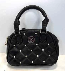 Studio Badgley Mishka Vegan Leather Dome with Studs Wristlet - Picture 1 of 7