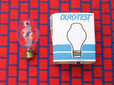 new WORLD'S BEST LIGHT BULB 69 WATT Duro-Test 69AT19 sub 69A21 traffic signal - Image 1 of 4