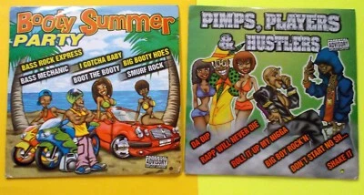 HIP HOP SAMPLERS x2 LP Lot: Booty Summer Party & Pimps, Players & Hustlers #6275 - Image 1 of 4