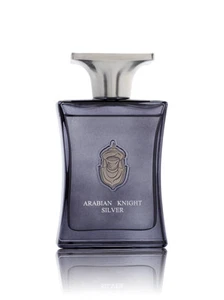 Arabian Knight Silver 100ml by Arabian Oud - Geranium, Musk, Amber Perfume Spray - Picture 1 of 2