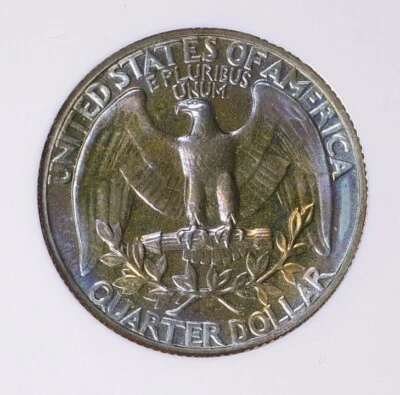 1965 Washington SMS Quarter NGC MS66 Nicely Toned - Image 1 of 3