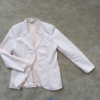Liz Claiborne Light Pink Cotton Career Blazer Women?S Size 10 Lined