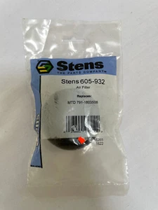Filtro de aire STENS 605-932 reemplaza MTD 791-1803508 NUEVO STOCK ANTIGUO (9-3) - Imagen 1 de 2