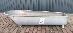 Antike Zinkbadewanne, Zinkwanne Pflanzkübel, Liegewanne, KOSTENLOSER VERSAND (5) - Bild 1 von 10