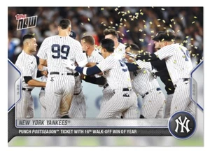 New York Yankees Punch Postseason Ticket 2022 MLB TOPPS JETZT Karte 943 - Bild 1 von 2