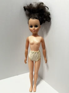 Brunette Uneeda Doll 1971 Sleepy Eye 15in For Parts Refurb Fashion Doll - Picture 1 of 19