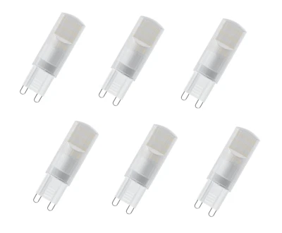 6x OSRAM LED STAR PIN 30 G9 2,6W=28W warmweiß 290lm EEK:F (Spektrum A-G) - Bild 1 von 3