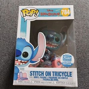 Funko Pop Disney Lilo & Stitch Stitch On Tricycle 784 - Imagen 1 de 9