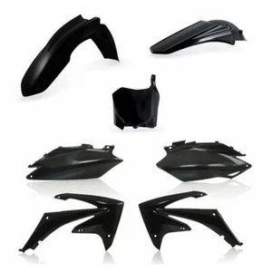 kit de plástico Rtech Honda Crf r 250 2011 - 2013 Crf r 450 2011 - 2012 negro - Imagen 1 de 3
