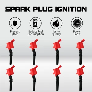 8X Ignition Coil For Ford F150 Expedition 2000 2001 2002 2004 4.6/5.4L DG508 - Picture 1 of 11