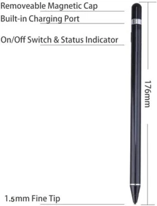 (Black)Stylus Pencil Compatible for Apple Active Stylus Pens for Touch Screens S - Picture 1 of 7