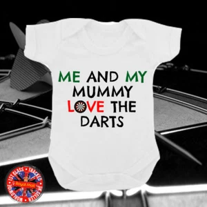 Dardos Babygrow ""Me and my mommy", regalo, camiseta para niños, fans, regalo, familia - Imagen 1 de 1