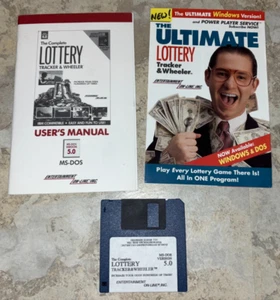 The Complete Lottery Tracker & Wheeler Entertainment On-line Inc 3 1/2" software - Zdjęcie 1 z 2