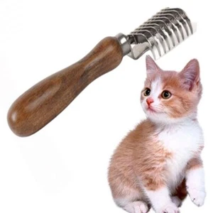 Metal Pet Beauty Massage Comb 15*4cm Cat Hair Comb Pet Supplies - Picture 1 of 10