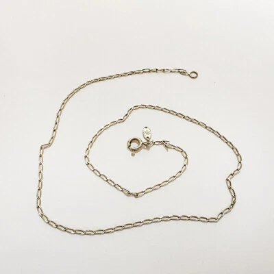 Catena Collana Maglia in ARGENTO 1348 AR 925, Lunghezza 44,5 cm, Unisex Bijoux - Immagine 1 di 2