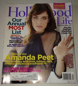 HOLLYWOOD LIFE Magazine Vintage November/December 2005 Amanda Peet Brad Pitt - Foto 1 di 5