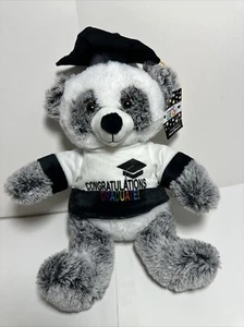 Aerial Bouquets Graduation Teddy Bear Plush with Graduation Cap ๐ White 15โ - Picture 1 of 8