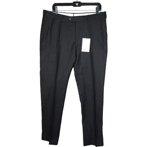 NEW SuitSupply Mens Dress Pants Black 36 x 32 Brescia Super 110s Suit Trousers - Imagen 1 de 6
