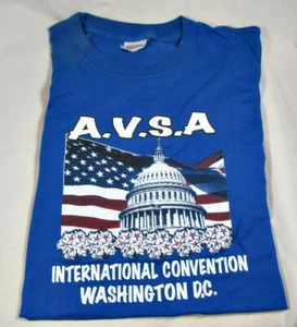 AV #06 African Violet T-Shirt, SS, Cotton Blend, Blue Size 3XL (54-56) - Bild 1 von 3