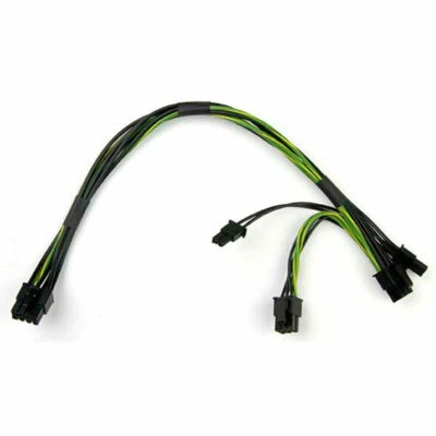 Supermicro CBL-PWEX-0582 8 PCI-E PIN TO TWO PCI-E 6+2 PIN 12V GPU POWER CABLE - image 1 of 4