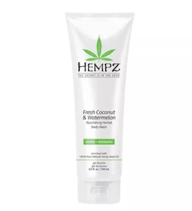 Fresh Coconut and Watermelon Herbal Body Wash by Hempz for Unisex 8.5 oz SEALED - Picture 1 of 3