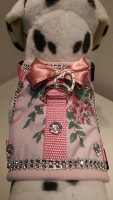 Softgeschirr  Brustgeschirr Hundegeschirr Leine Halsband XS-M Welpen - Bild 1 von 4