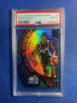 2000 Skybox Dominion WNBA Girls Rock! Dawn Staley #3GR HOF Psa 8 - Image 1 of 2