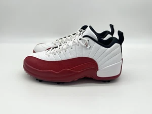 Air Jordan 12 Low Golf Men's Size 7  Cherry Varisty Red White Lot DH4120-161 - Picture 1 of 12