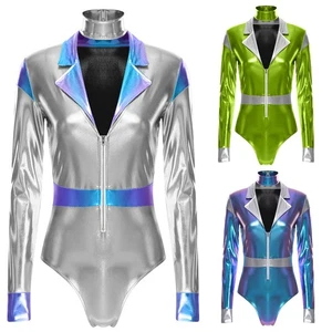 Women Activewear Leotard Jumpsuit Party Outfits Sexy Bodysuit Dance Costume - Picture 1 of 48