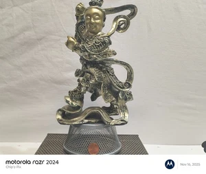 Estatua de guerrero chino vintage - Imagen 1 de 8