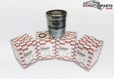 Quantidade 4 - Elemento de filtro de combustível Isuzu genuíno alta eficiência para NQR NPR 4HK1 05-23 - Imagem 1 de 4