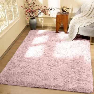 Alfombra grande de 3x5 pies alfombra peluda mullida dormitorio sala piso alfombra pasillo corredor Foto 1 de 4