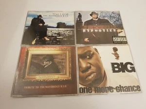 4 x Notorious BIG CD Singles - Sky's the Limit One More Chance Hypnotize Tribute - Picture 1 of 14