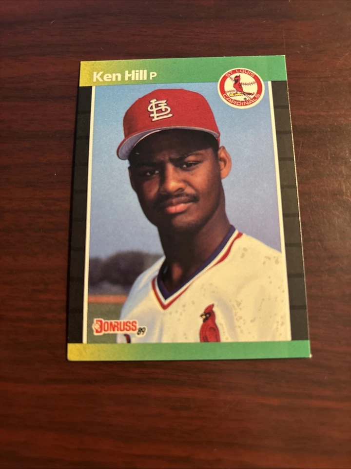 1989 Donruss - Ken Hill #536 RC Rookie St. Louis Cardinals - Image 1 of 1