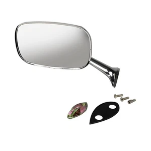 1968-1979 Corvette Exterior Rearview Mirror CHROME Large Head Left Hand 604473 - Picture 1 of 5