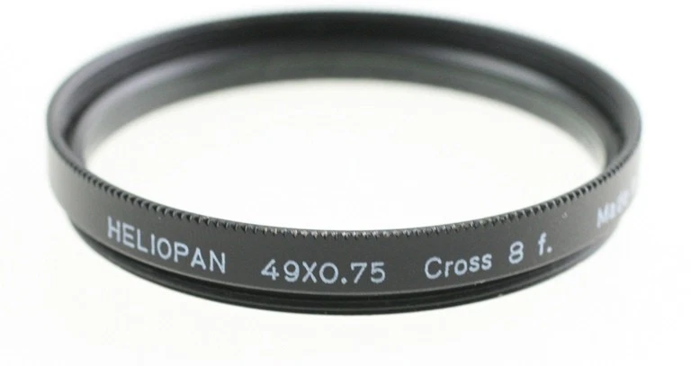 Heliopan 49 x 0.75 49x0.75 49mm 49 MM Cross 8 For Efektfilter - Image 1 of 1