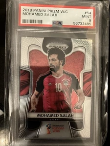 2018 Panini Prizm WC World Cup Mo Mohamed Salah Liverpool Egypt - PSA 9 - Bild 1 von 2