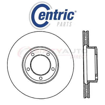 Centric C-TEK Disc Brake Rotor for 1971-1974 Jaguar XKE 5.3L V12 - Kit Set jp - Изображение 1 из 4