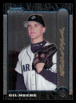 1999 Bowman Chrome Gold #193 Gil Meche - Image 1 of 2
