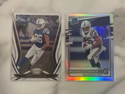 2020 Panini Donruss Optic Michael Pittman Jr Silver Holo RC, Certified RC /399 - Image 1 of 4