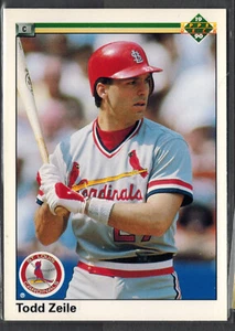 1990 Upper Deck ~ Todd Zeile 545 Rookie **June Liquidation 2 for 1 - Picture 1 of 2