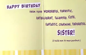 Cartoline di compleanno divertenti BROTHER, da tua sorella, tutte divertenti 15 scelte marchio 37GG - Foto 1 di 45