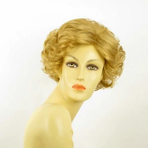 short wig for women curly golden blond juliette ref 24b PERUK - Picture 1 of 9