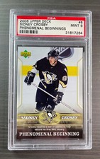 2006 Upper Deck Sidney Crosby Phenomenal Beginning #6 PSA 9 MINT