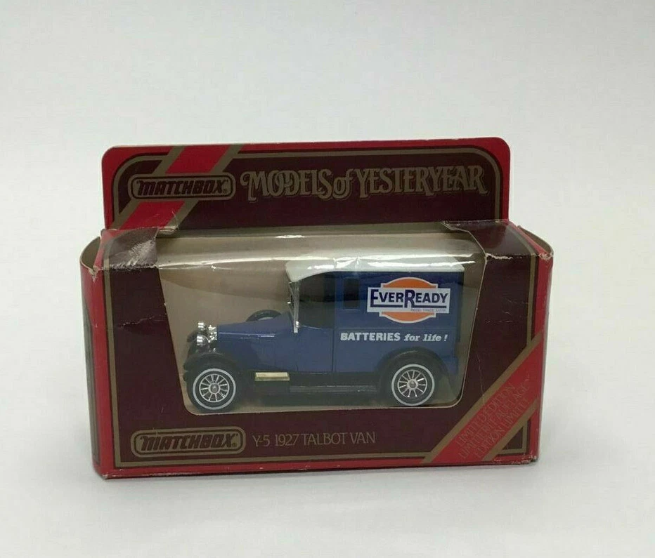 Matchbox Models of Yesteryear Y5 1927 Talbot Van DUNLOP Tires & Accessories
