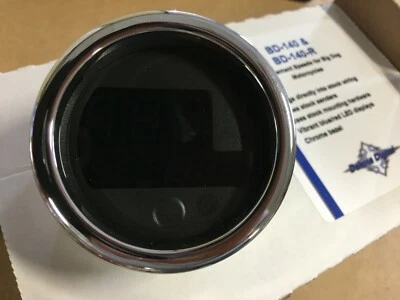 Big Dog Motorcycles DAKOTA DIGITAL speedometer BLUE 2004-2011 models direct plug - Image 1 of 4
