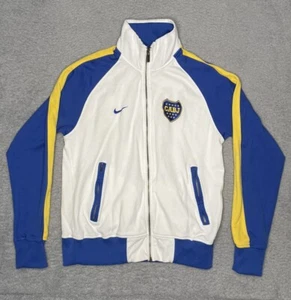 Vintage Y2K Nike CABJ Boca Juniors Mens Medium Jacket Full Zip Athletic Soccer - Picture 1 of 19
