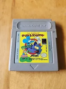 The Simpsons Itchy and Scratchy Nintendo ( Gameboy, 1994 ) Cart - Picture 1 of 2