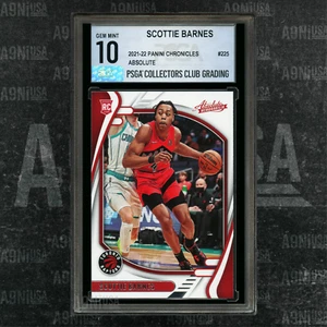 2021-22 Panini Chronicles Absolute 225 Scottie Barnes RC Toronto Raptors PSGA 10 - Picture 1 of 3